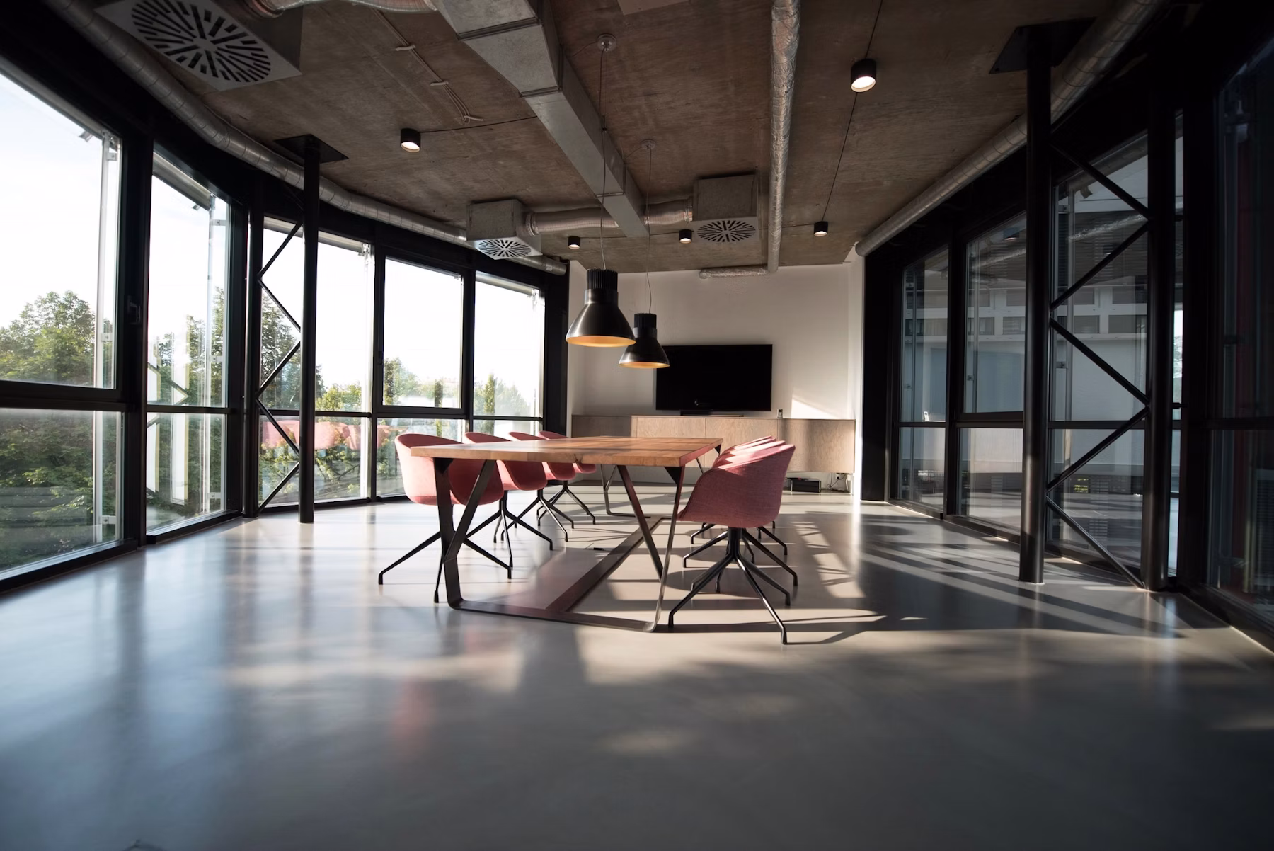 Modern technology workspace